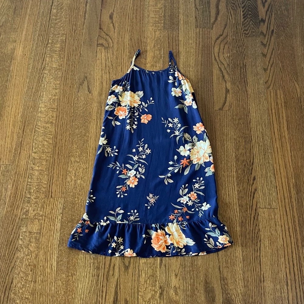 Old Navy Woven Floral Print Midi Slip Dress, Size XS (5)